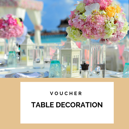Picture of Voucher Table Decoration